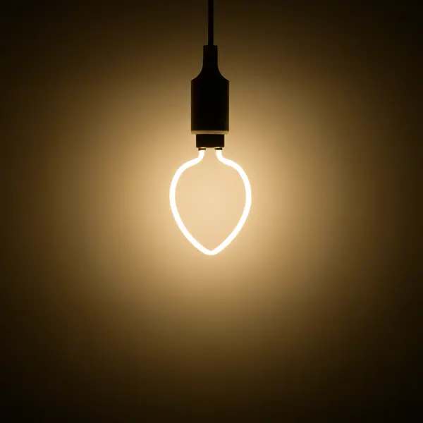 Лампа светодиодная Gauss Bulbless Heart E27 230 В 4 Вт свеча декоративная 390 лм, тёплый белый свет usb экранная лампа компьютерный монитор экран подвесная лампа офисная лампа для ухода за глазами с регулируемой овой температурой яркость