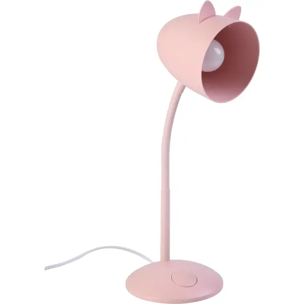 фото Настольная лампа inspire pina, цвет розовый