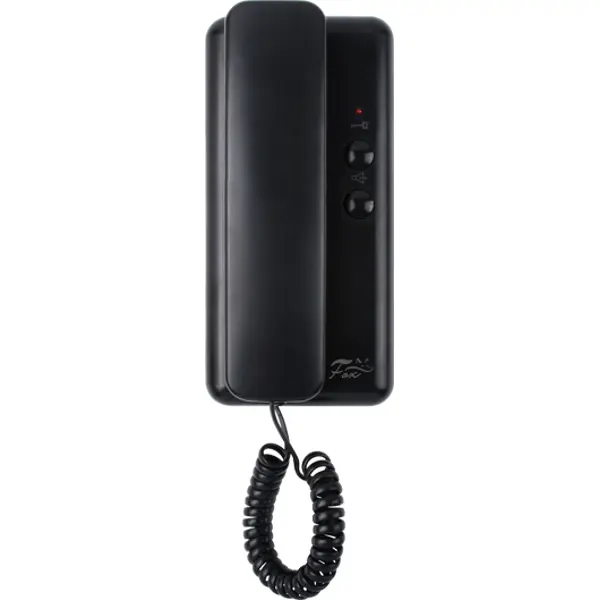 Трубка для координатного подъездного домофона Fox FX-HS1A цвет черный звонок дверной беспроводной на батарейках 18 кнопка ip 44 2 х 1 5 в аа черный feron е379 41436
