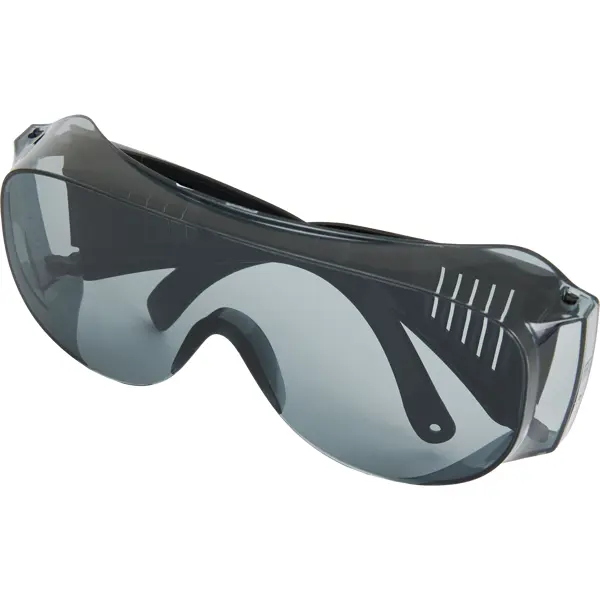 фото Очки защитные открытые dexter серые с защитой от запотевания и возможностью носки корригирующих