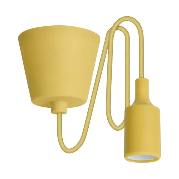 Патрон Rev E27 с подвесом 1 м цвет желтый винтажный патрон для лампы e27 e26 патрон для лампы промышленный подвесной фитинг 110 220 в ретро патрон сделай сам для внутреннего освещения