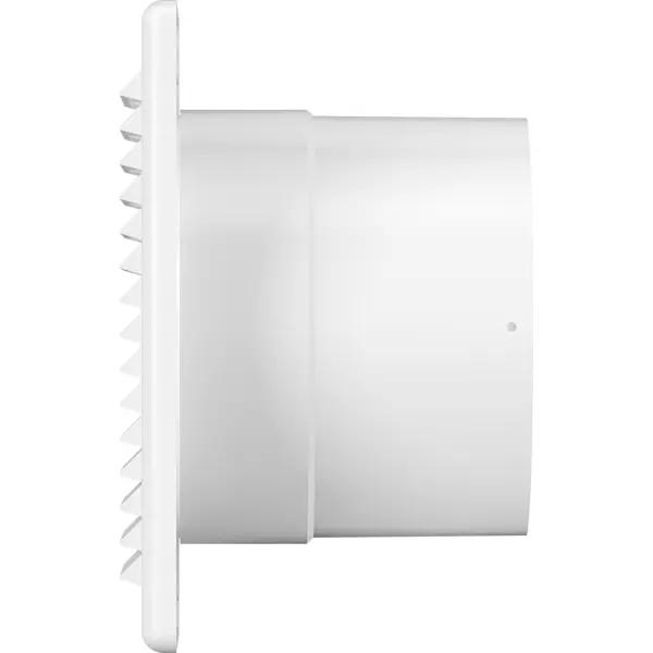 фото Вентилятор осевой вытяжной auramax d100 мм 35 дб 70 м3/ч с сеткой цвет белый