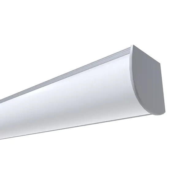 Профиль для светодиодной ленты алюминиевый 1 м серебро угловой