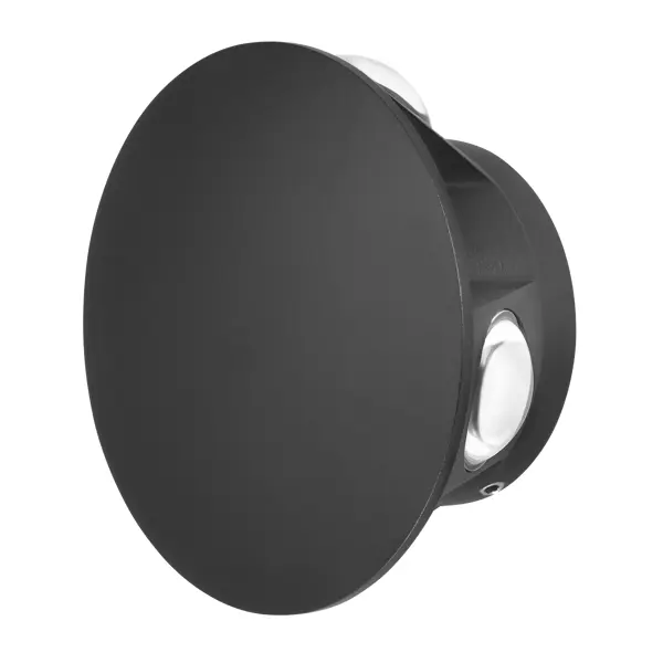 Светильник настенный уличный светодиодный влагозащищенный Duwi Nuovo IP65 теплый белый свет, 4 луча цвет черный