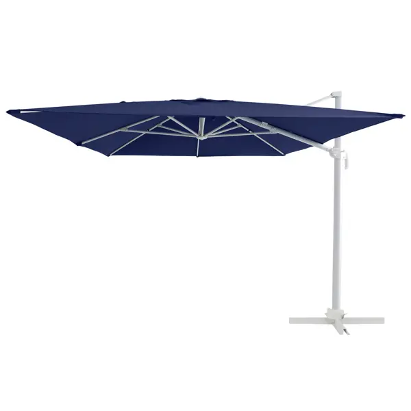 Зонт с боковой опорой Naterial 286х286 h264см квадрат синий зонт с боковой опорой naterial aura 286x286 h264 см квадрат темно серый