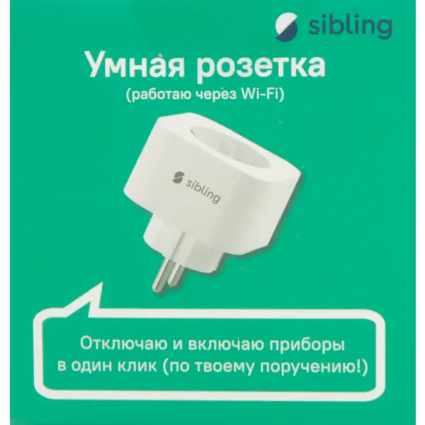 фото Розетка с расходомером wi-fi powerswitch sibling