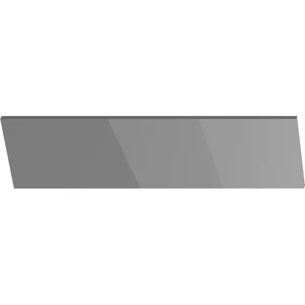 Фасад комода Аша 79.6x22 см ЛДСП цвет серый стол к набору дачный 120 см сосна обожженый лакированный