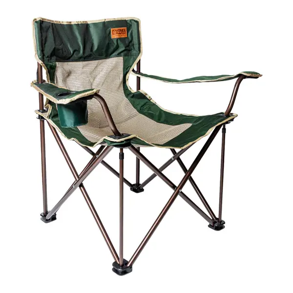 Кресло складное FT-002 Camping World Villager S с подстаканником 56х82 смдо 120 кг зеленое по цене 6620 ₽/шт. купить в Костроме в интернет-магазинеЛеруа Мерлен