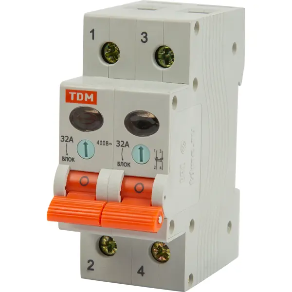 Выключатель нагрузки TDM Electric ВН-32 2P 32 А выключатель нагрузки tdm electric вн 32 2p 32 а