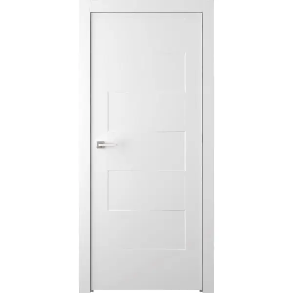 Дверь межкомнатная Сплит глухая эмаль цвет белый 80x200 см дверь межкомнатная сплит глухая эмаль белый 80x200 см