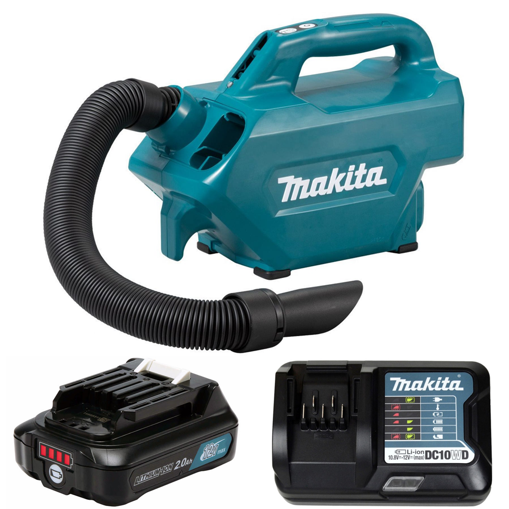 Пылесос портативный аккумуляторный Makita CL121DWA 12 В ✳️ купить по цене  17300 ₽/шт. в Ставрополе с доставкой в интернет-магазине Леруа Мерлен