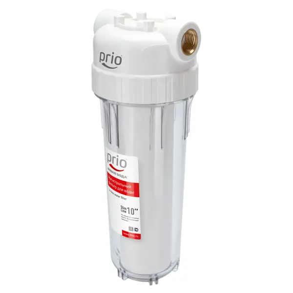 Фильтр Новая Вода SL10 АU020 для холодной воды 1/2 ВР с картриджем