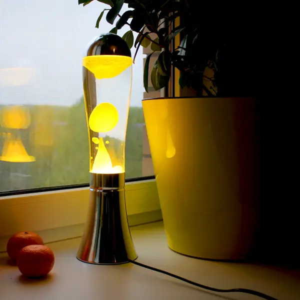 Декоративный светильник Старт «Лава-лампа» цвет жёлтый ночник светодиодный старт nl 7 кролик