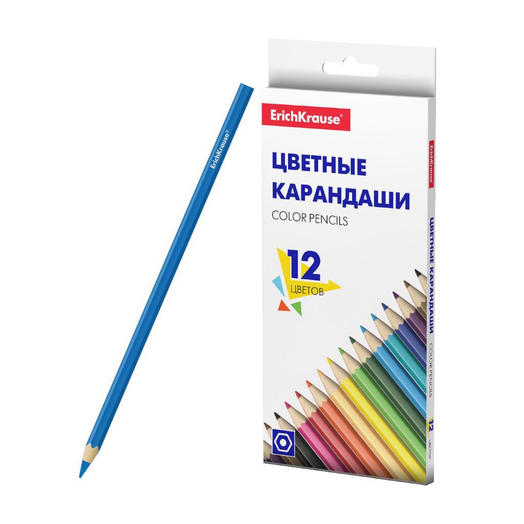 12 карандашей. Карандаши ERICHKRAUSE 12цветов. Карандаши цветные шестигранные Basic 12 цветов ERICHKRAUSE 50529ек. Карандаши цветные Эрих Краузе 12. ERICHKRAUSE цветные карандаши шестигранные ERICHKRAUSE 12 цветов.