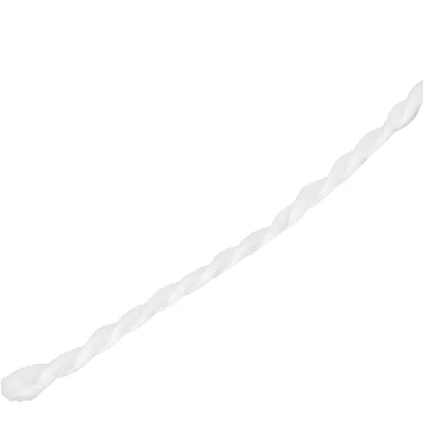 Нить-шпагат крученая полипропиленовая 1 мм цвет белый, 100 м/уп. крученая нить tech krep