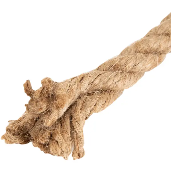 Веревка джут 10 мм цвет бежевый, на отрез веревка джутовая 16 мм коричневый на отрез