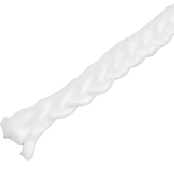Веревка полипропилен без сердечника 6 мм цвет белый, на отрез веревка сплошного плетения d6мм l30м белый marine rocket mr ns06030