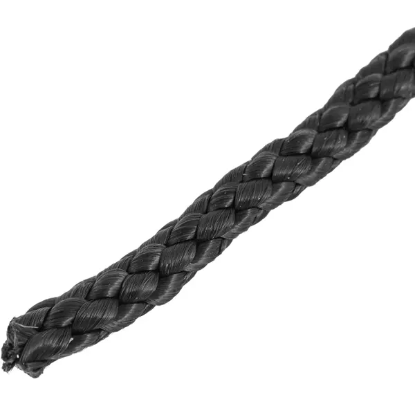 Веревка полипропилен без сердечника 6 мм цвет черный, на отрез веревка эластичная 8 мм мультиколор на отрез