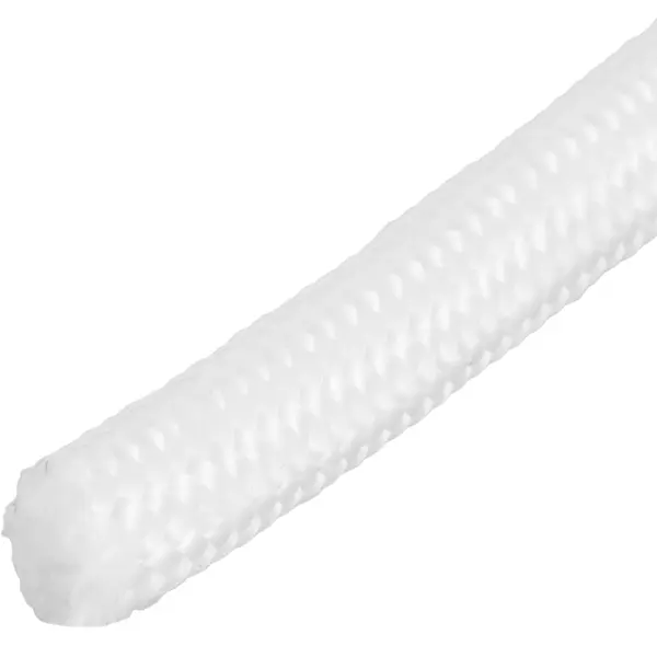 Веревка полипропилен с сердечником 10 мм цвет белый, на отрез веревка полипропиленовая 2 мм белый 10 м уп