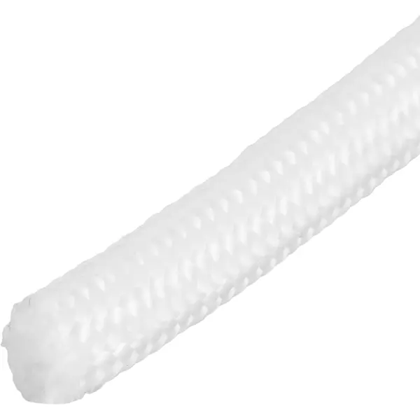 Веревка полипропилен с сердечником 12 мм цвет белый, на отрез сушилка для белья веревка настенная 21 м белый 5x4 2 м