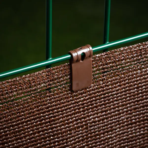 фото Клипса для затеняющей сетки naterial цвет коричневый, 20 шт.