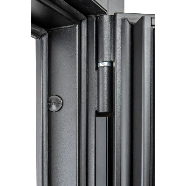фото Дверь входная металлическая порта м-3 дарк конкрет/энжел 880 мм правая без бренда