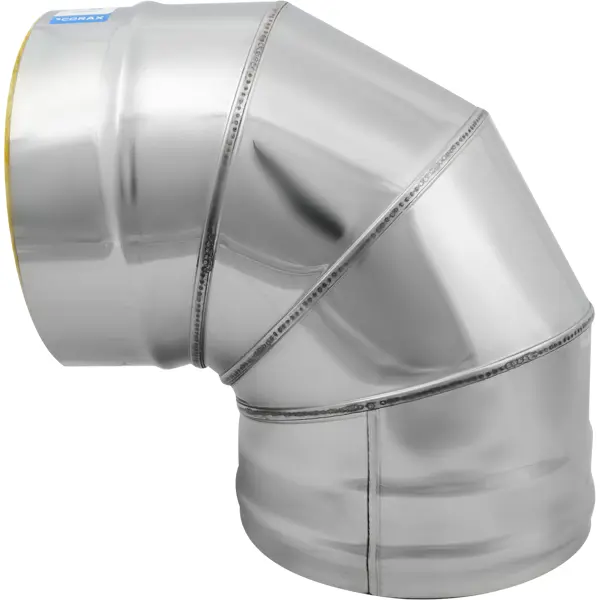 Отвод утепленный Corax 90° D115x200 430/0.8 мм отвод конденсата для сэндвича corax 430 0 5 мм d210 мм