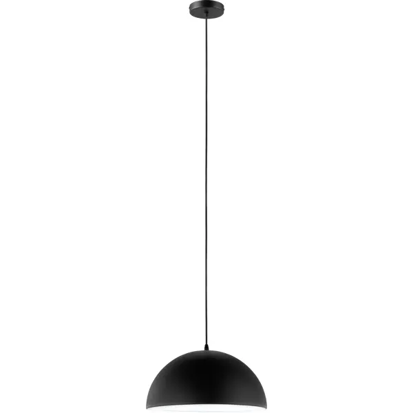 Светильник подвесной Inspire «Cedar», 1 лампа, 3 м², цвет чёрный матовый