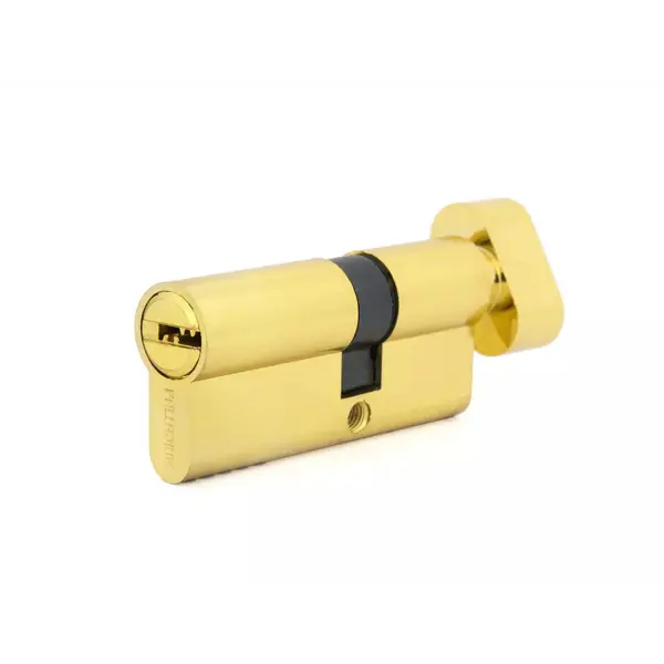 Цилиндр Palladium, 30x40 мм, ключ/вертушка, цвет золото фиксатор ключ palladium 1040 мм матовое золото