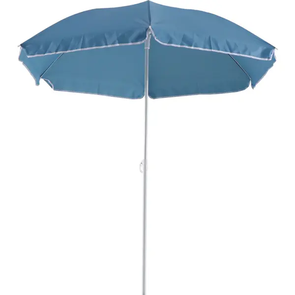 Зонт с центральной опорой ø180 h185 см круглый синий
