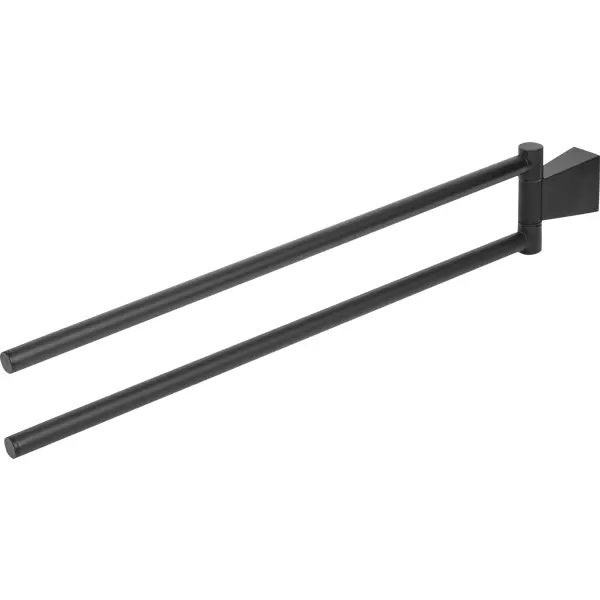 Держатель для полотенец Fixsen Trend рога двойной сталь цвет черный полотенцедержатель fixsen metra двойной 60 см fx 11102