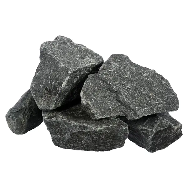 Камни для сауны Габбро-диабаз мелкая фракция 20 кг камень для бани камни