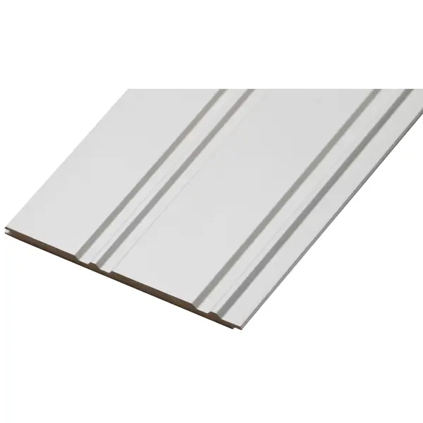 Комплект панелей МДФ Вайнскот-9 эмаль белый 920x153 мм 1.3 м² комплект креплений для тонких светодиодных панелей