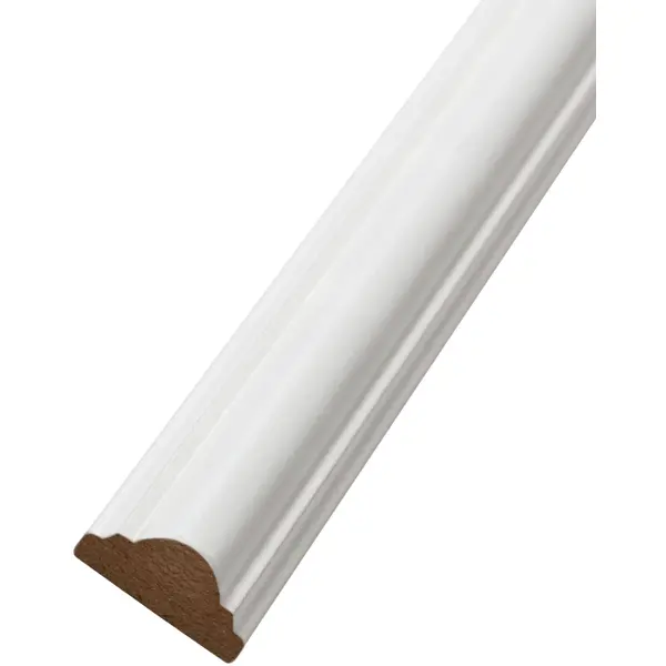 Молдинг МДФ Вайнскот эмаль белый 2070x25x12 мм узкий заготовка для декорирования панно пасхальное курочка наседка 15х20 см