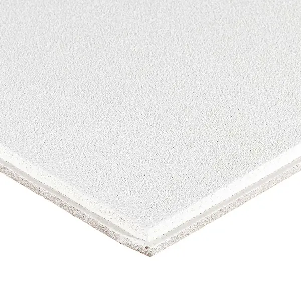 Плита потолочная Knauf ARMSTRONG DUNE Supreme Board 600x600x15мм с перфорацией (в коробке 16 шт. 5.76 м2) плита потолочная инжекционная бесшовная полистирол белая гольфстрим 50 x 50 см 2 м²