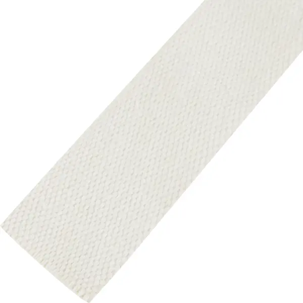 Ремень хлопок 35 мм цвет белый 5 м/уп. сумка клатч на магните длинный ремень белый