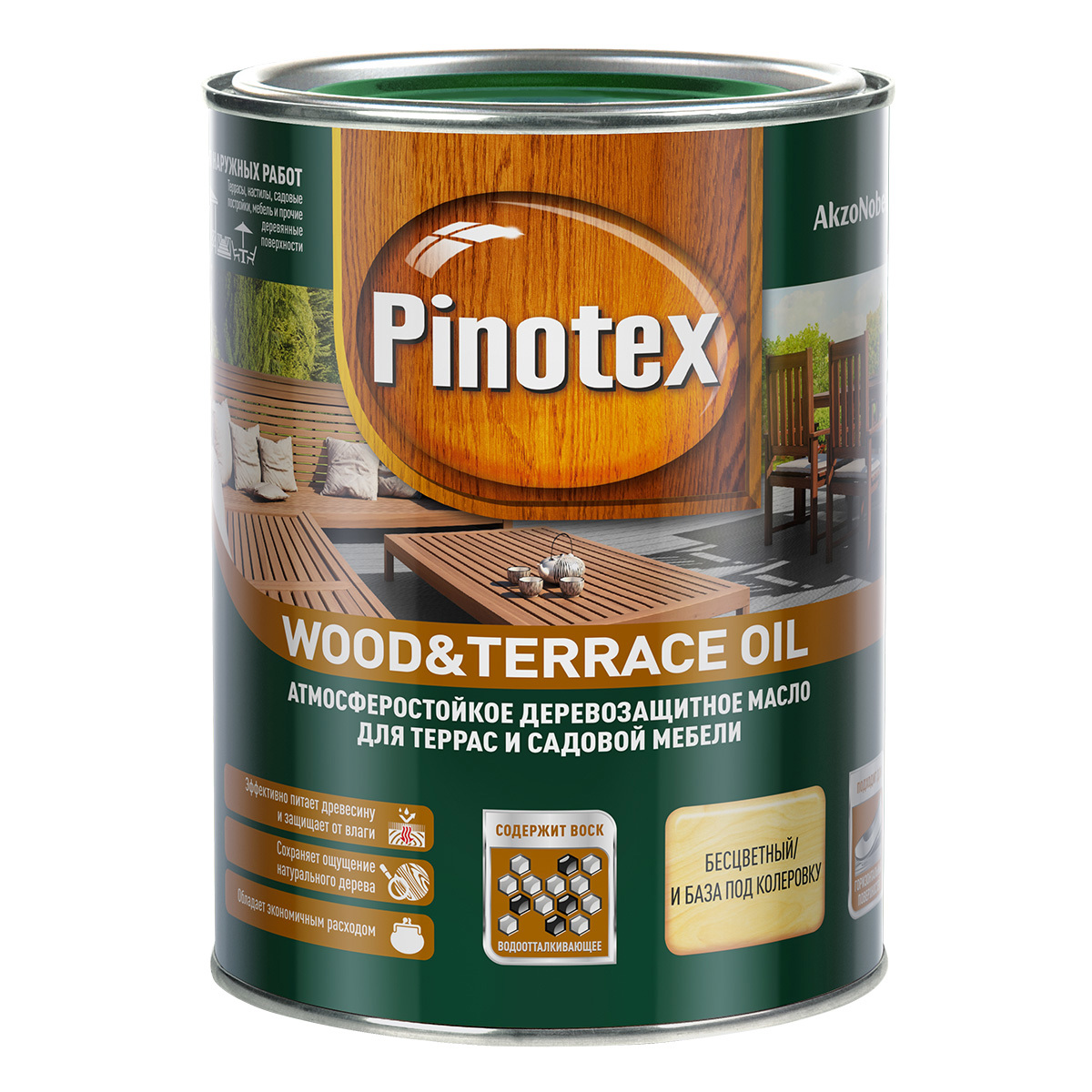 Пинотекс масло для террас и садовой мебели
