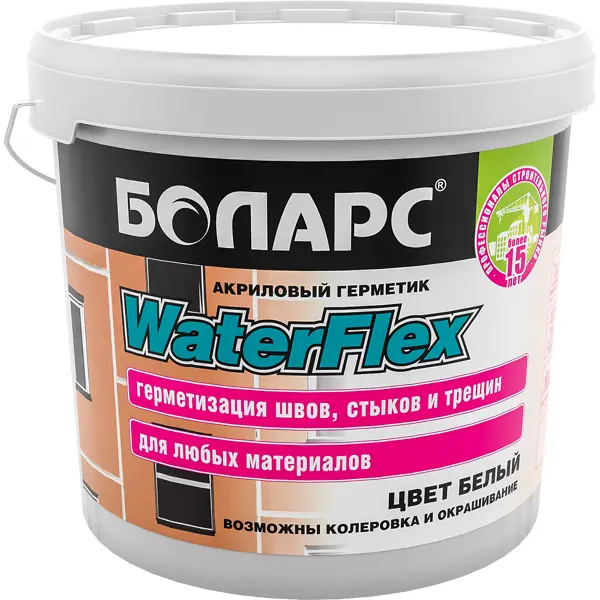 Клей-герметик Боларс Waterflex 3 кг высокотемпературный многофункциональный герметик kerry