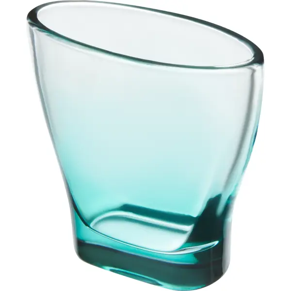фото Стакан для зубных щёток vidage alba стекло цвет сине-зеленый