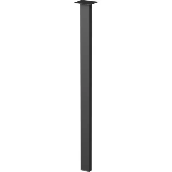 Ножка Лофт 80х99х850 мм 850 цвет черный муар подпятник для ножек стола регулируемый larvij d50