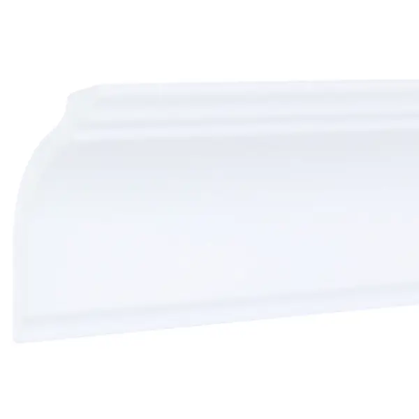 Плинтус потолочный полистирол Inspire GT1 белый 60х85х2000 мм люстра вентилятор потолочный лопастной светодиодная inspire notos с пультом 13 20 м2 вентиляция белый бук