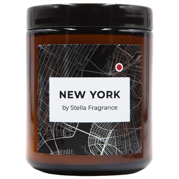 Свеча ароматическая Stella Fragrance New York 250 г свеча декоративная ароматическая в стакане stella fragrance st macaroon yuzu 50 гр sf0421