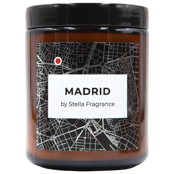 Свеча ароматическая Stella Fragrance Madrid 250 г свеча декоративная ароматическая в стакане stella fragrance st macaroon yuzu 50 гр sf0421