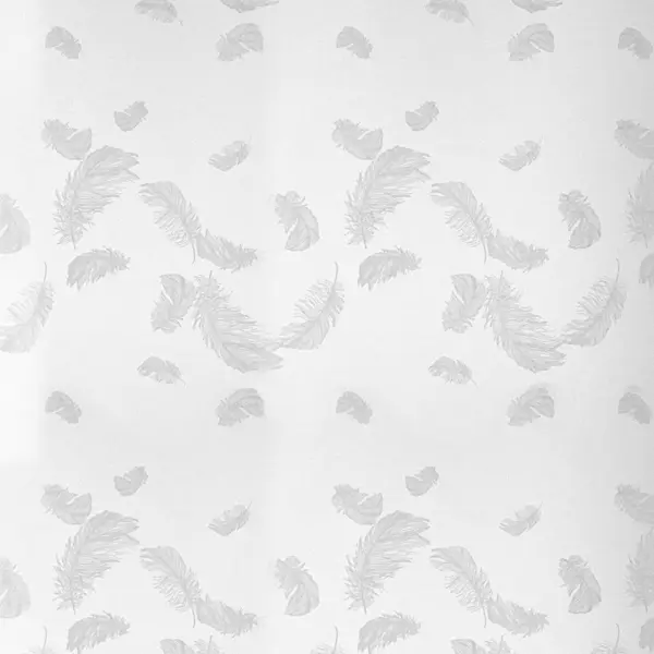 Пленка матовая Перья 0.60x2 м цвет серебро ветка декоративная воздушные перья 84x8 см