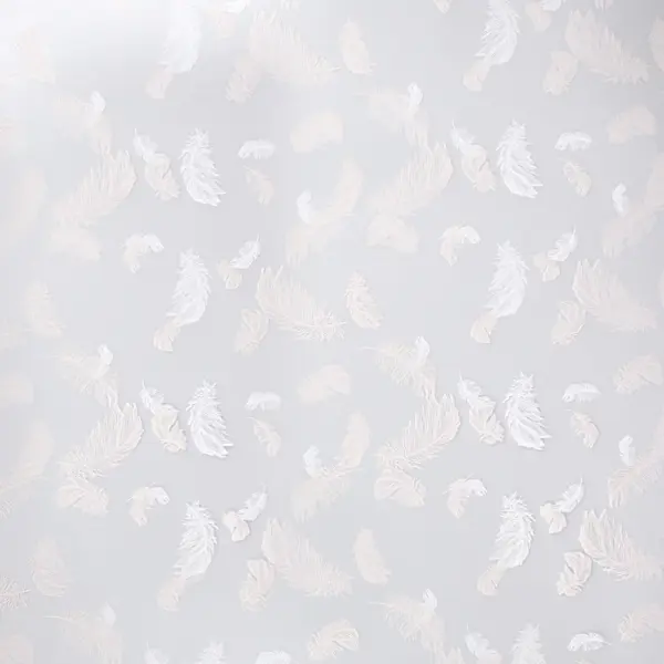 Пленка матовая Перья 0.60x2 м цвет персик пленка матовая перья 0 60x2 м серебро