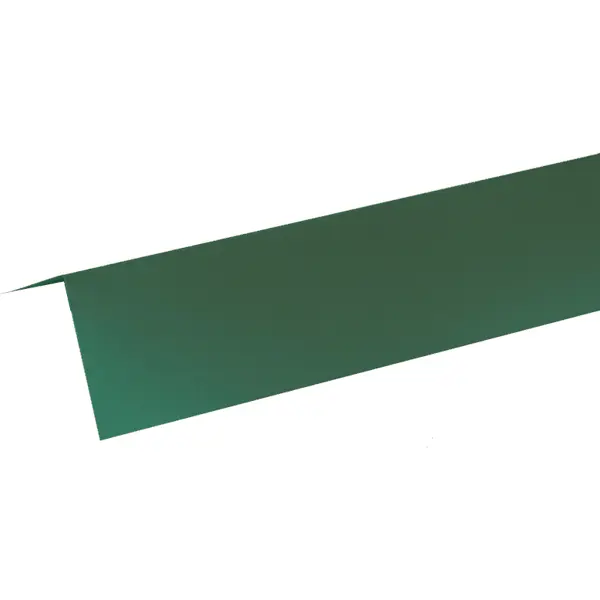фото Планка ветровая 2 м ral 6005 зелёный без бренда