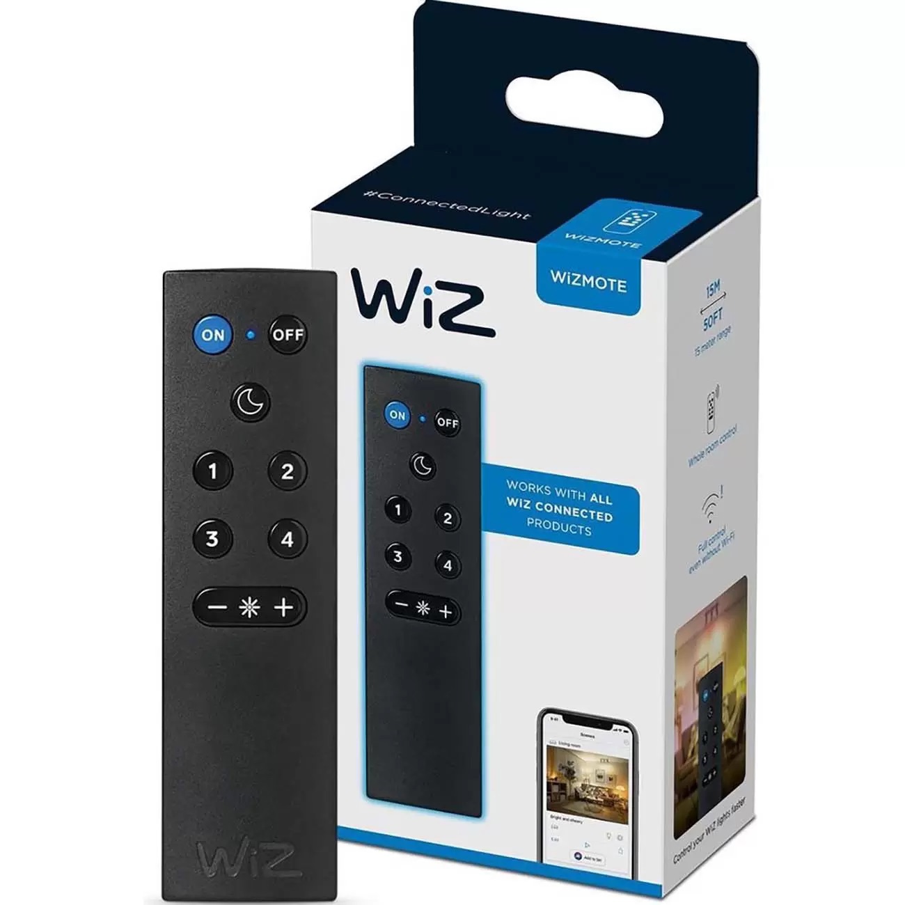 Пульт дистанционного управления для умного освещения WiZ Remote Control ✳️  купить по цене 280 ₽/шт. в Москве с доставкой в интернет-магазине Леруа  Мерлен