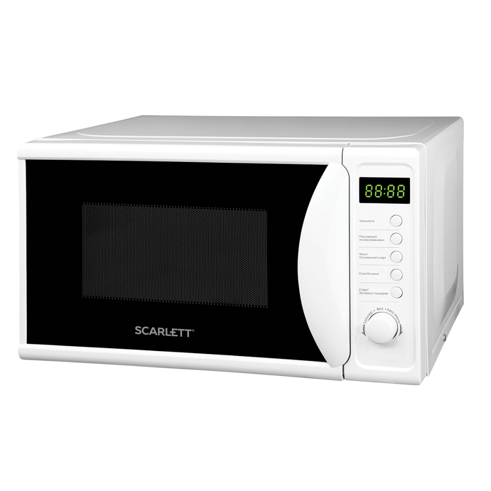 Микроволновая печь Scarlett 44x25.90x35 см 700 Вт 20 л цвет белый SC-MW9020S02D  ✳️ купить по цене 7369 ₽/шт. в Москве с доставкой в интернет-магазине Леруа  Мерлен