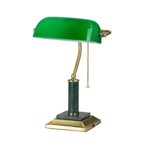 Настольная лампа Vitaluce Зеленый мрамор 1 лампа 3м² Е27