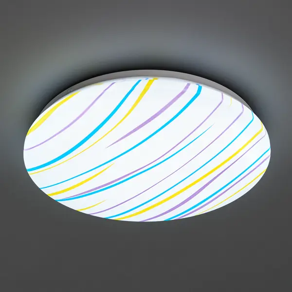 фото Светильник настенно-потолочный светодиодный lumin arte rio c16llw24w, 12 м², холодный белый свет, цвет белый